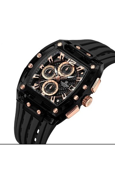 Naviforce Men's Watch with Silicone Cord Function - 2113