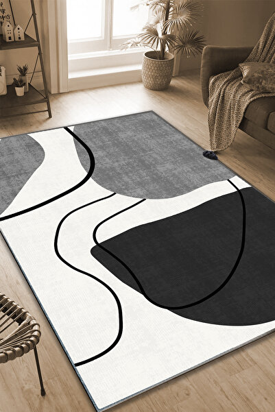 Chilai Home Of Long Ekru Dekoratif Halı Dikdörtgen Djth