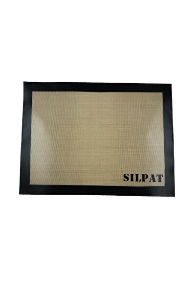 Home بساط خبز سيليكون أسود احترافي مقاوم للحريق وغير لاصق وقابل للغسل - 30 سم...