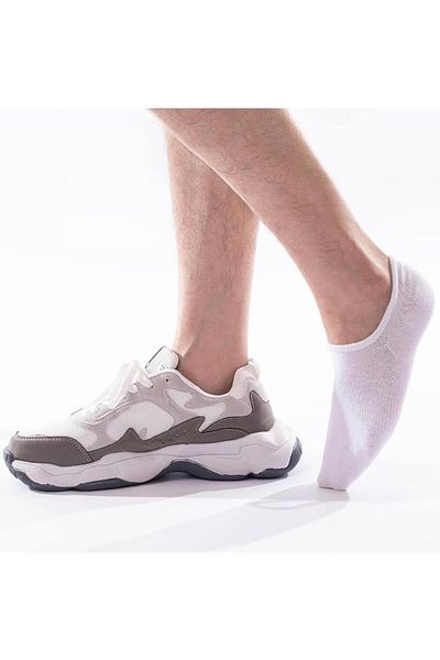 Çorap Bakkalı Unisex 5 Pack Snekaers Λευκές Αόρατες Κάλτσες