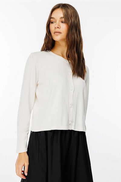 Hooopstore Ζακέτα Perla Cream Knitwear