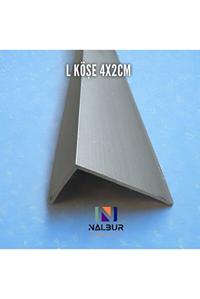 Nalbur Bakkal Pvc Aksesuar- (6mt) 20x40 Mm Alüminyum "l Köşebent" Köşebent Pr...