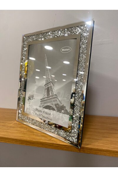 PLUS HOME Silver Frame with Stone Detail - Picture 20X25