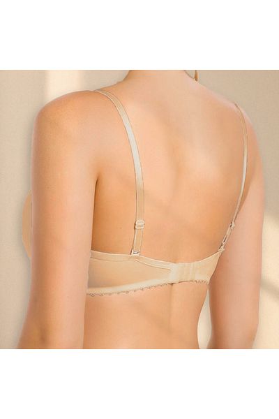 Le Jardin 7034 Brenda Nude Χρώμα με επένδυση Push Up Magic σουτιέν