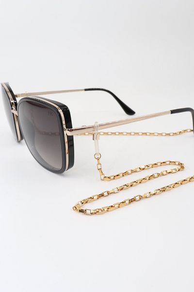 KEEBA Unisex Steel Gold Color Glasses - Special Design Steel, Glasses Rope and Strap