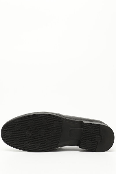 GÖNDERİ(R) BLACK Gön Genuine Leather Round Toe Casual Men's Shoes 01836