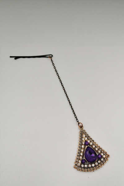 Kaftan Collection إكسسوار شعر هندي جبيرة