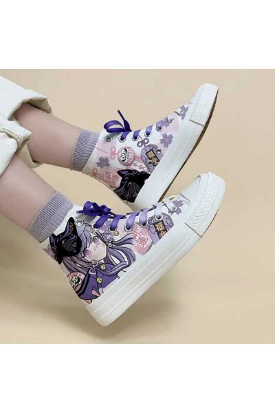LİASSHOES ful imprimat violet anime vizual fată copil pantofi pantofi