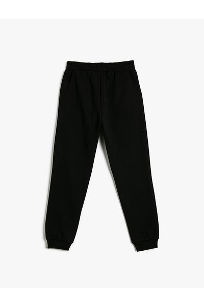Koton Jogger Sweatpants Tie Waist Pocket Cotton Blend