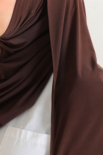 Molly Nelly Women's Stretchy Knitted Large Size Hijab Shawl