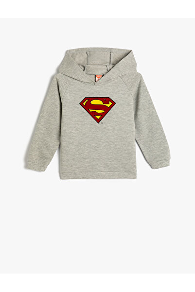 Koton Hanorac cu glugă Superman Licențiat cu mânecă lungă raster