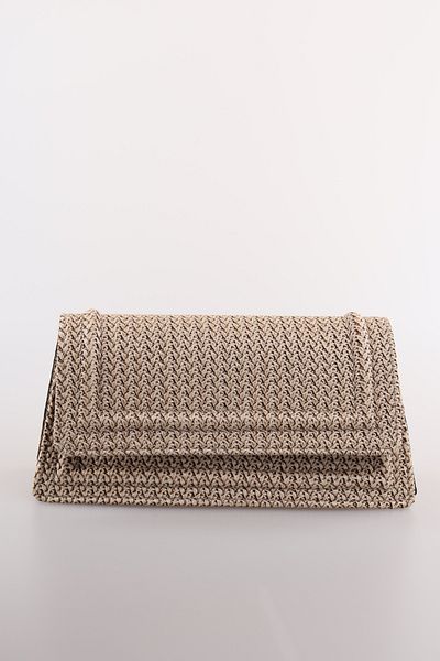 weem bag Дамска чанта Weembag Wicker Jahra Clutch Pisa