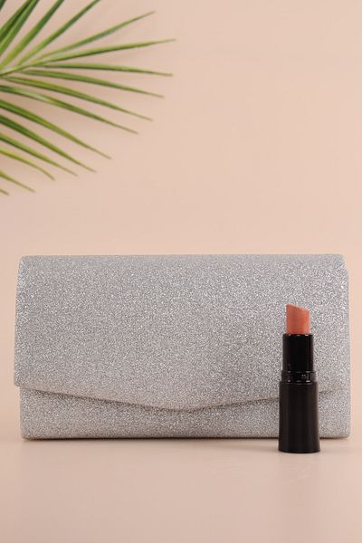 weem bag Τσάντα βραδινού φορέματος Weembag 201 Sand Glitter Tiny Envelope |   Λαμπερή μικροσκοπική βραδινή τσάντα