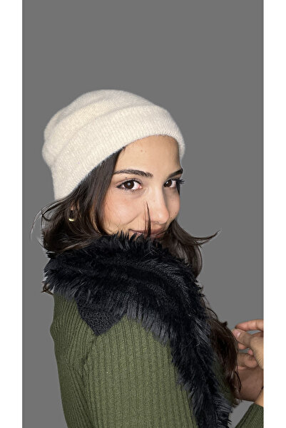 laviyonsa Winter Beanie with Cashmere Beard