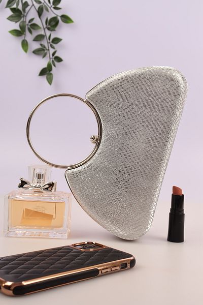 weem bag Τσάντα βραδινού φορέματος Weembag 712 Honeycomb με στρογγυλή λαβή |   Κομψή επιλογή για ειδικές περιστάσεις