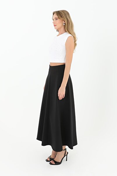 Puane Γυναικεία φούστα με λεπτομέρεια με ραφές 18202