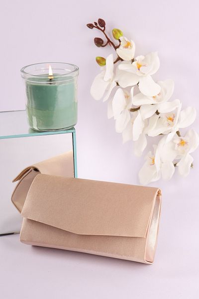 weem bag Βραδινή τσάντα φορέματος Weembag 201 Satin Tiny Envelope |   Πολυτελής σατέν τσάντα
