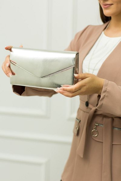 weem bag Γυναικεία τσάντα Weembag Matte Piping Envelope Venezia