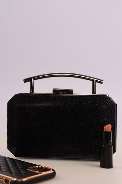 weem bag Geantă pentru rochie de seară Weembag 710 Honeycomb Iron Mâner |   Geantă de seară cu design special