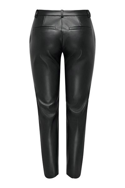 ONLY Onlmiri Slim Fit High Waist Tube Leg Leather Pants Pants 15328035