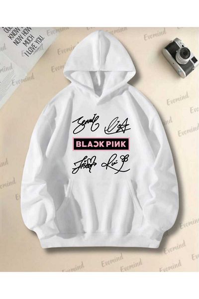 FULL TOLERANCE Unisex Black Pink Printed Adult and Kids Oversize Hooded Sweatshirt