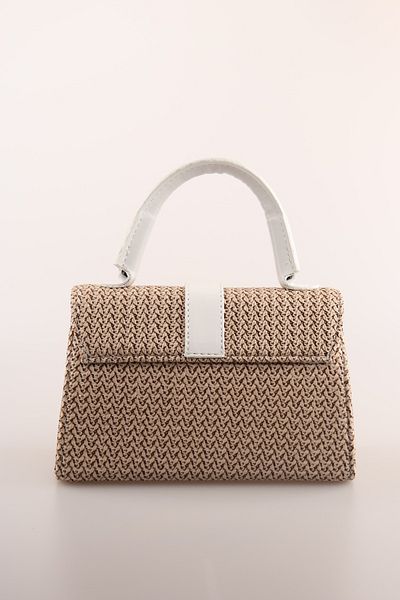 weem bag Γυναικεία τσάντα Weembag Straw Ginza Portfolio Roman
