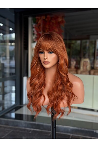 Fenomen Peruk En Özel Dalgalı Bakır Peruk Model
