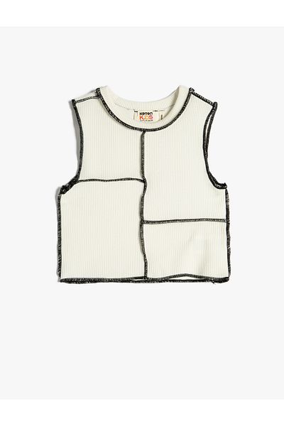 Koton Sleeveless Undershirt - With Stitching Detail