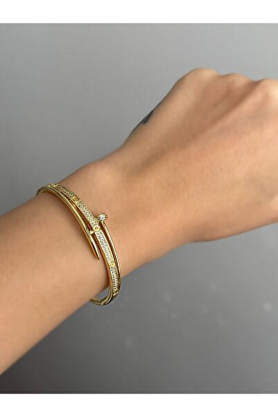 MioArt Ultra Lüx Taşlı Vip Çivi Kelepçe