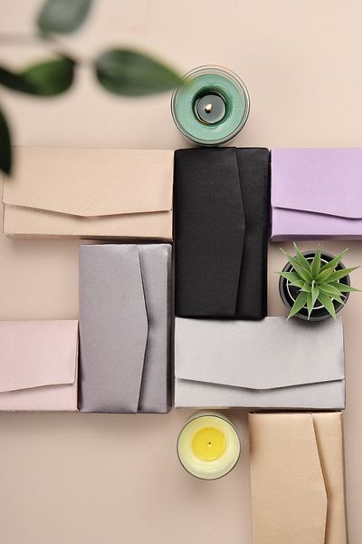 weem bag Βραδινή τσάντα φορέματος Weembag 201 Satin Tiny Envelope |   Πολυτελής σατέν τσάντα