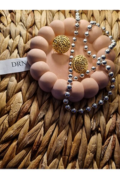 DRN Brick Color, Bubble Decorative Plate, Jewelry Plate, Candle Holder, Coaster