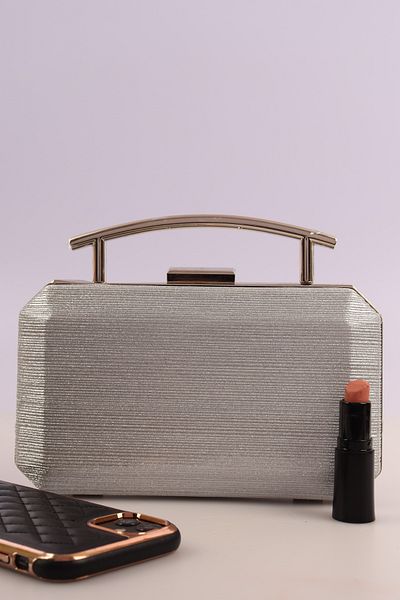 weem bag Τσάντα βραδινού φορέματος Weembag 710 Cinderella με σιδερένια λαβή |   Τσάντα με πολυτελή εμφάνιση