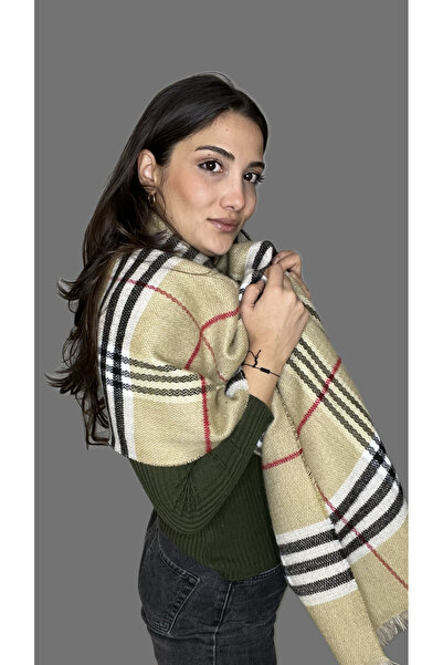 laviyonsa Eșarfe și șal largi de iarnă în carouri groase