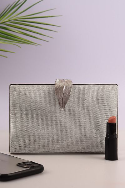 weem bag Τσάντα βραδινού φορέματος Weembag 713 Striped Chupra Leaf |   Τσάντα χειρός μοντέρνας σχεδίασης