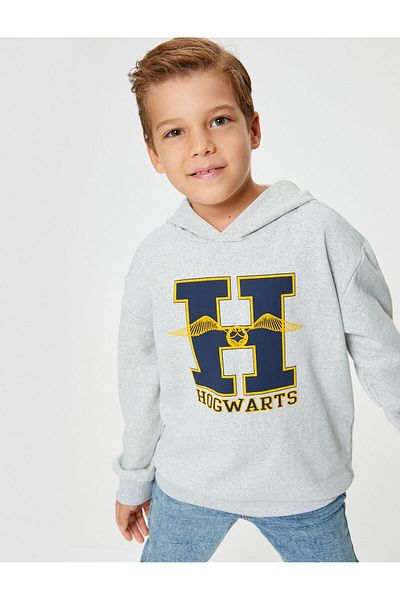 Koton Harry Potter Sweatshirt Licensed Long Sleeve Raised