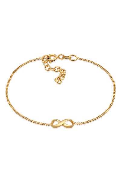 ELLI Damenarmband – Infinity-Symbol, schlichtes 925er-Sterlingsilber