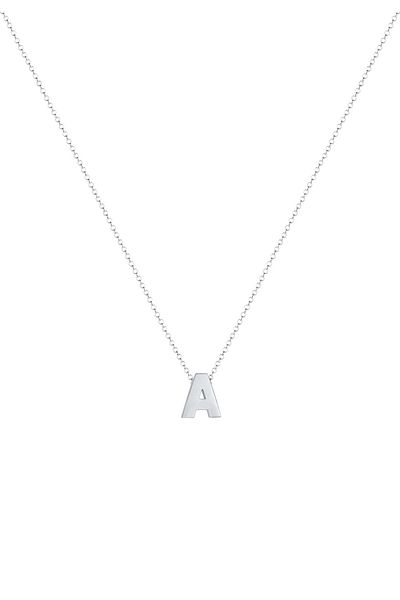ELLI Colier Pandantive Minimal Letter A 925 Sterling Silver