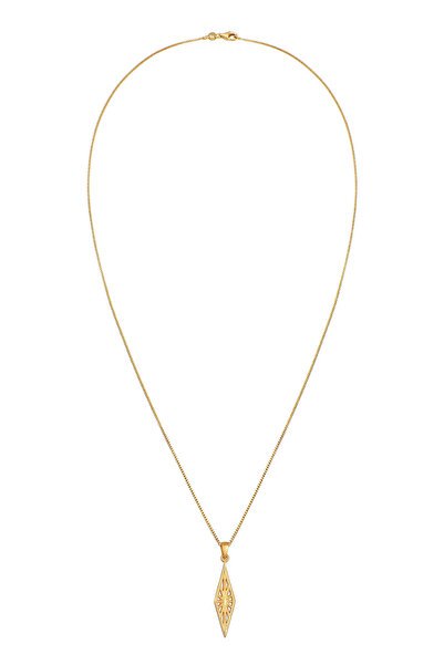 KUZZOI Náhrdelník pánský přívěsek kosočtverec Ornament Used Look ze stříbra ryzosti 925