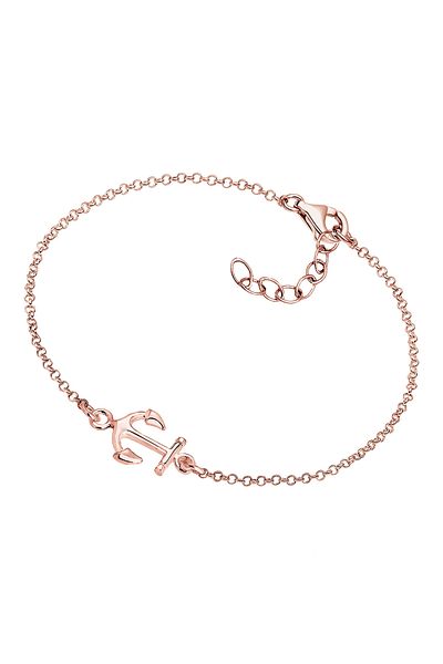 ELLI Damenarmband – 925er Sterlingsilber, nautischer Anker