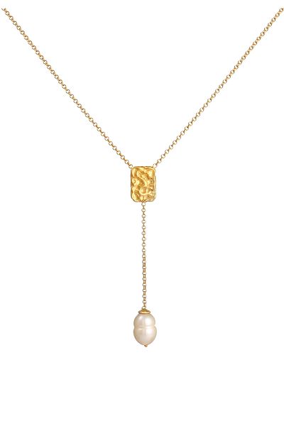 ELLI Necklace Ladies Y-necklace Pendant Baroque Timeless In 925 Sterling Silver