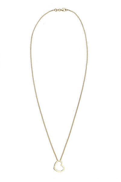 ELLI Náhrdelník srdce pozlacené 925 mincovní stříbro