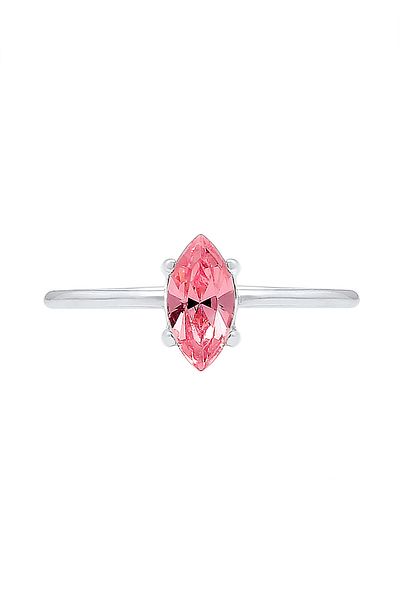 ELLI Ring Marquise Zirkonia Minimal 925 Sterling Silber