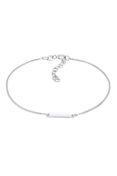 ELLI Ladies Ladies Plain Plate Personalization gravable in 925 Sterling Silver