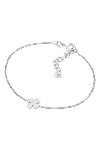 ELLI Armband Damen Kleeblatt Glücksbringer Filigran aus 925 Sterling Silber