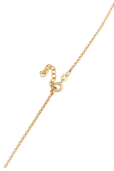 ELLI Detský náhrdelník s pastelovými korálkami zo striebra 925, pozlátený