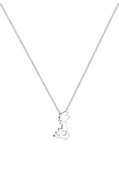 ELLI Halskette Landkarte England 925 Sterling Silber