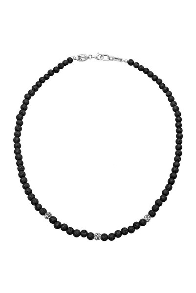 HAZE & GLORY Náhrdelník HG HAZE & GLORY - Pánský náhrdelník ze sterlingového stříbra 925, pánské šperky, oxidované stříbro c