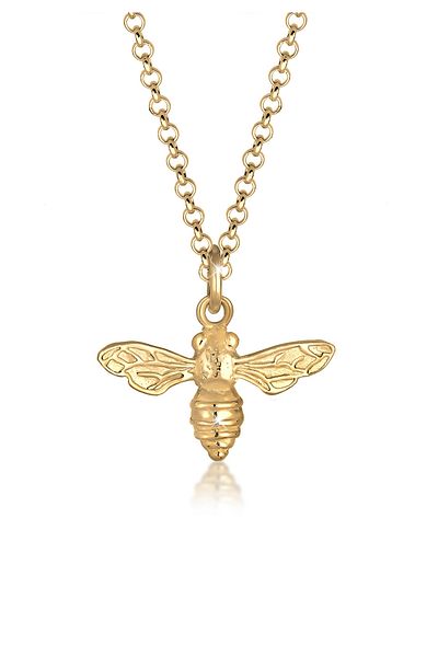 ELLI Necklace Necklace Bee Animal Summer 925 Silver Gold Plated