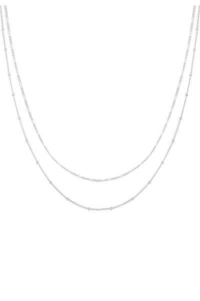 ELLI Colier Femei Basic Filigrane Ball Lanț Figaro Lanț În Argint Sterling 925
