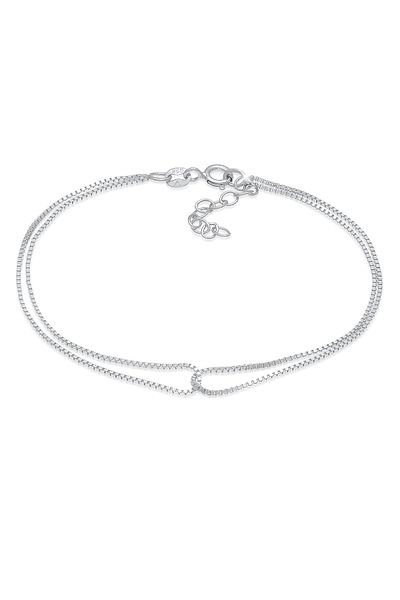 ELLI Dámský náramek Infinity Infinity Venetian Basic ze stříbra 925